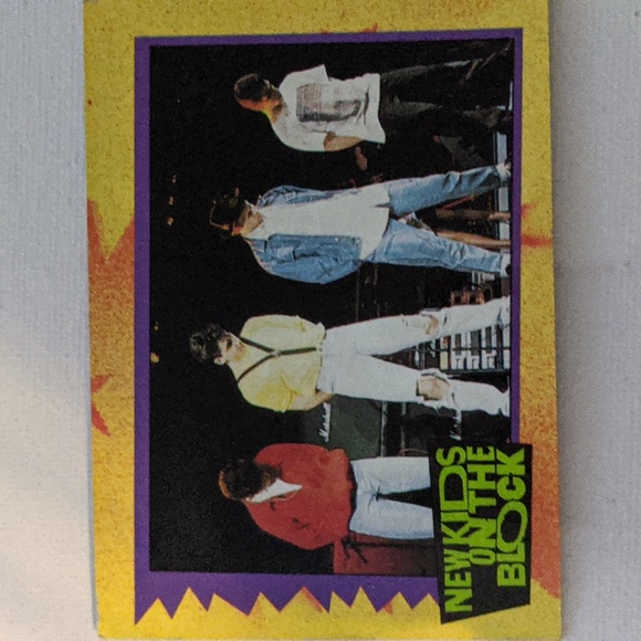 New Kids On The Block Accessories - NKOTB New Kids On The Block trading card